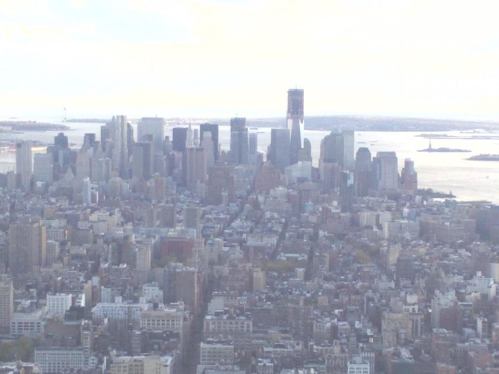 Empire State Building view by day