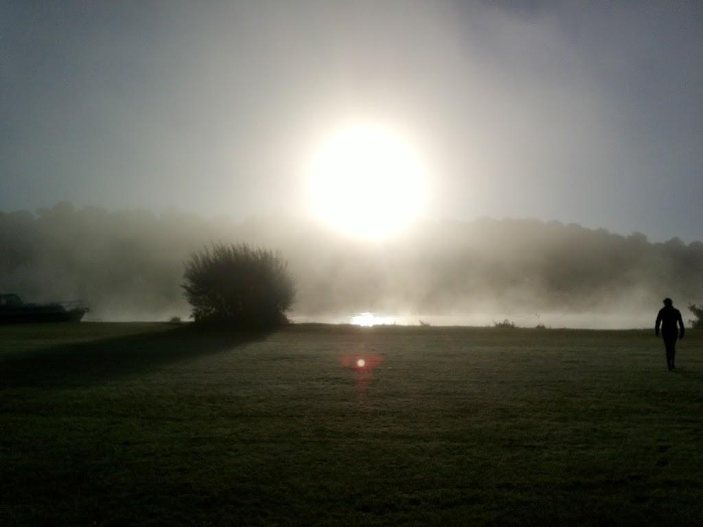 Early morning fog over the Thames, Henley
