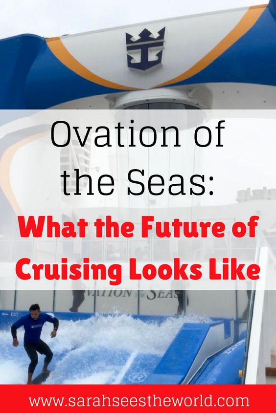 ovation of the seas: what the future of cruising looks like pinterest graphic