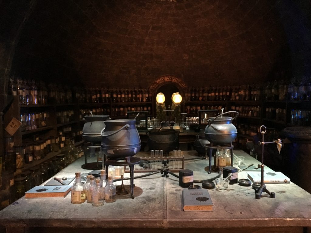 props from Harry Potter movie on display