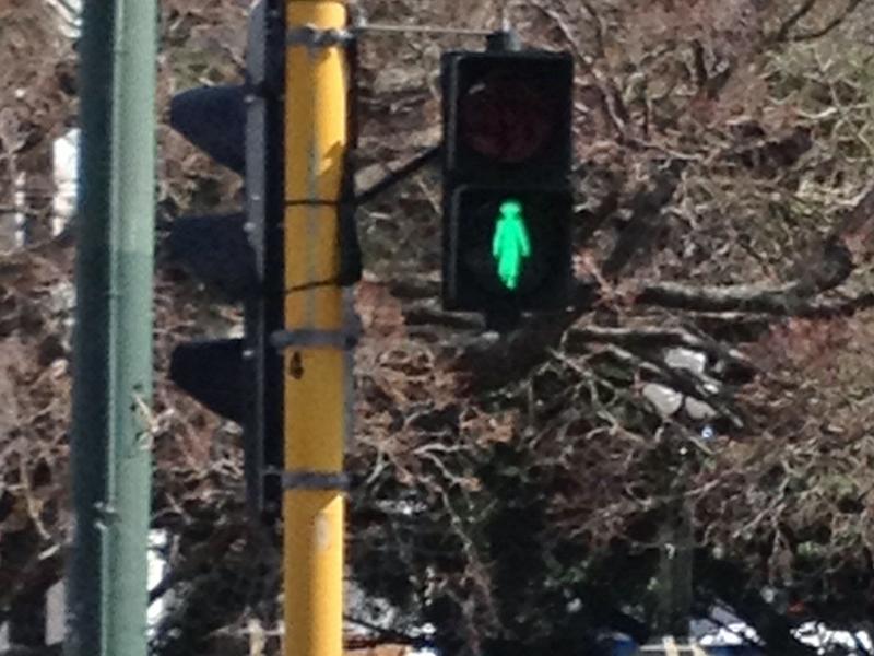 Kate Sheppard lights in Wellington