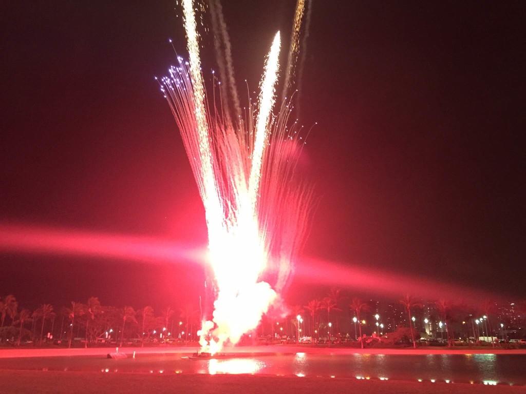 Hilton Fireworks Waikiki