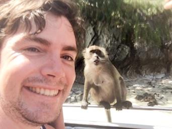Monkey Selfie Ko Phi Phi Islands
