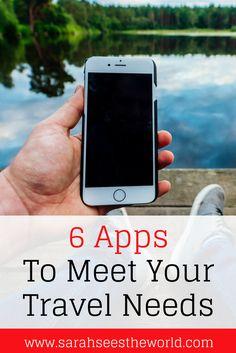 6 apps to meet your travel needs