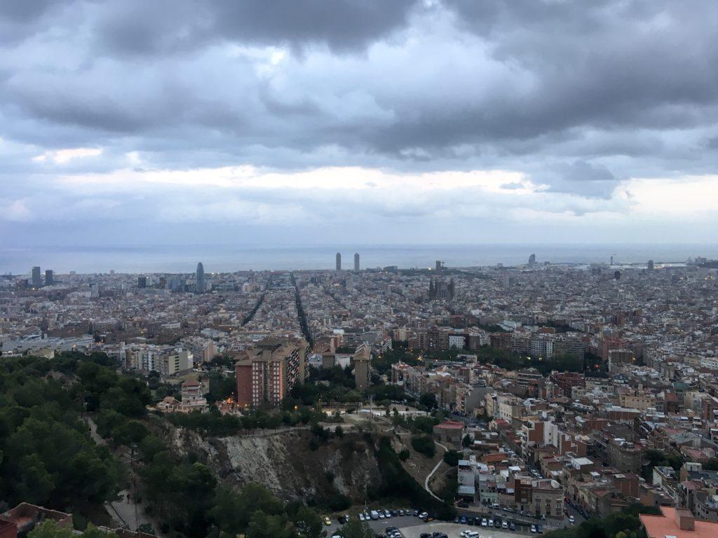 Bunkers del carmel view barcelona from heights