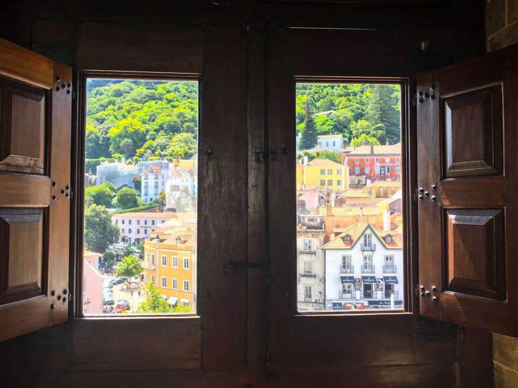 Palace window Sintra Portugal