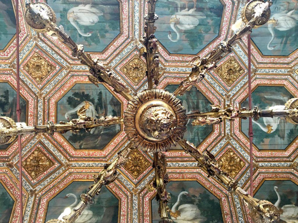Sintra palace ceiling thoughts on Lisbon