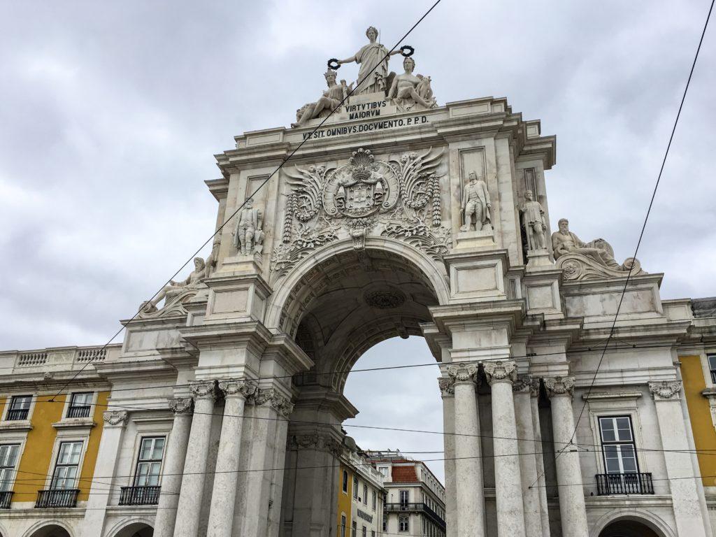 The Rua Augusta Arch Lisbon