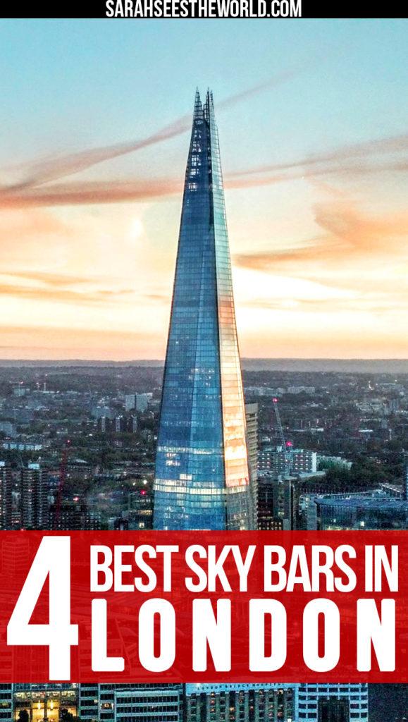 London sky bars and restaurants Sarah Sees The World
