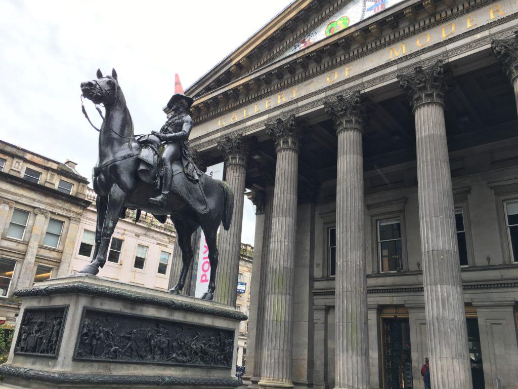 Duke of Wellington statue glasgow walking tour