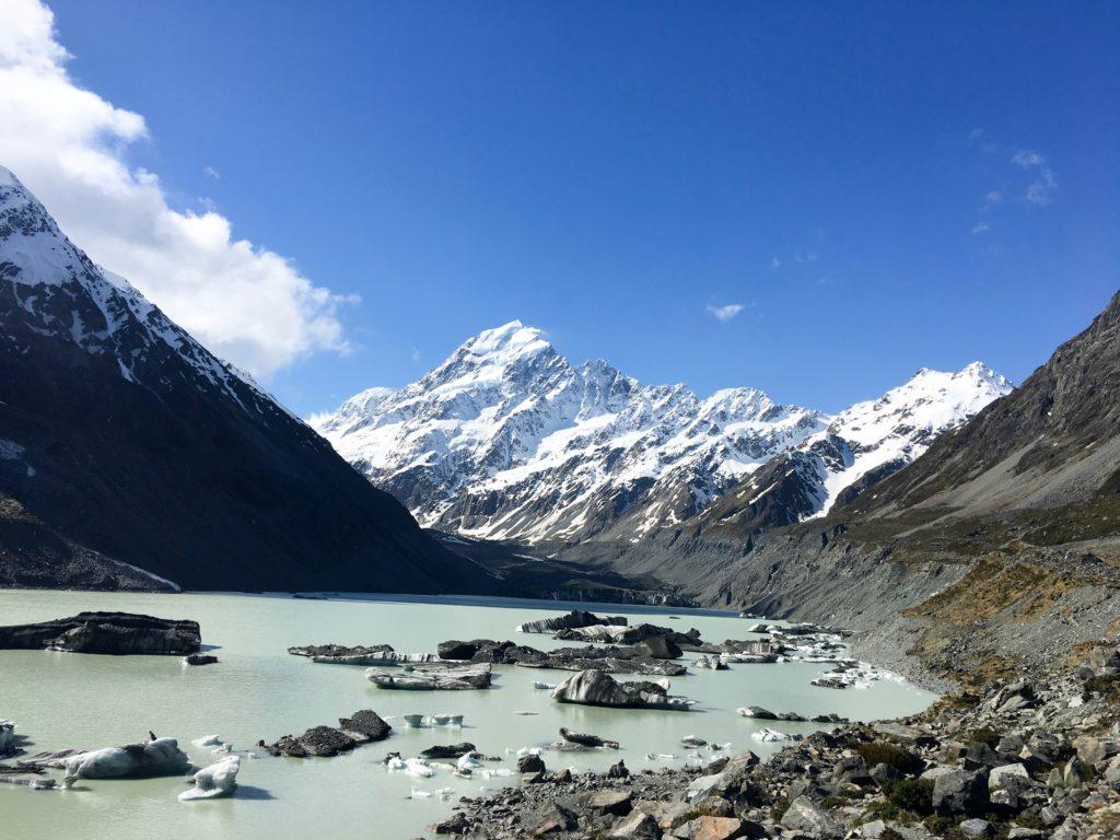End of Hooker Valley Track Hike 