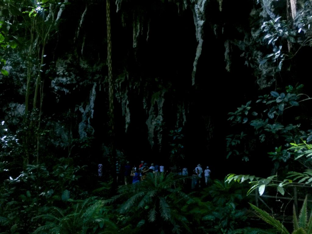 Oumagne Grotto or the Grotto of Queen Hortense on Isle of Pines New Caledonia