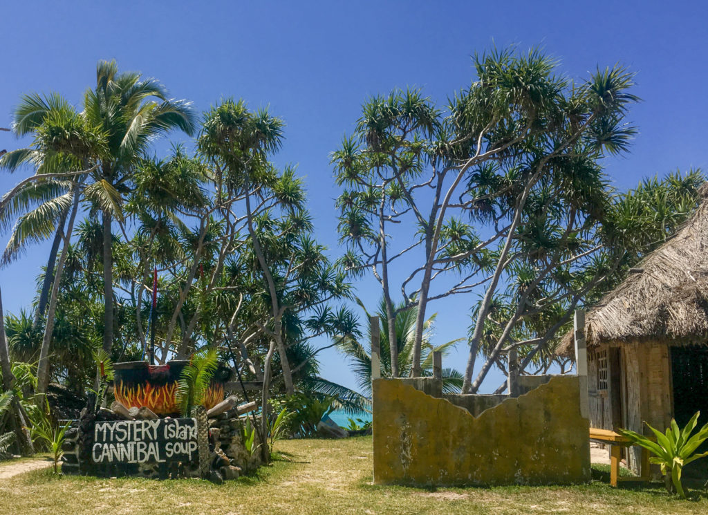 Cannibal Soup pot on Mystery Island, vanuatu