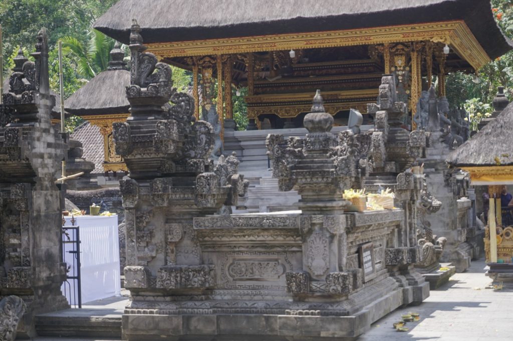 exterior of temple in Bali