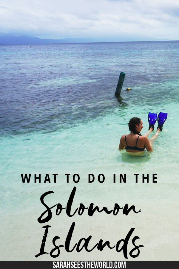 things to do in the solomon islands 
