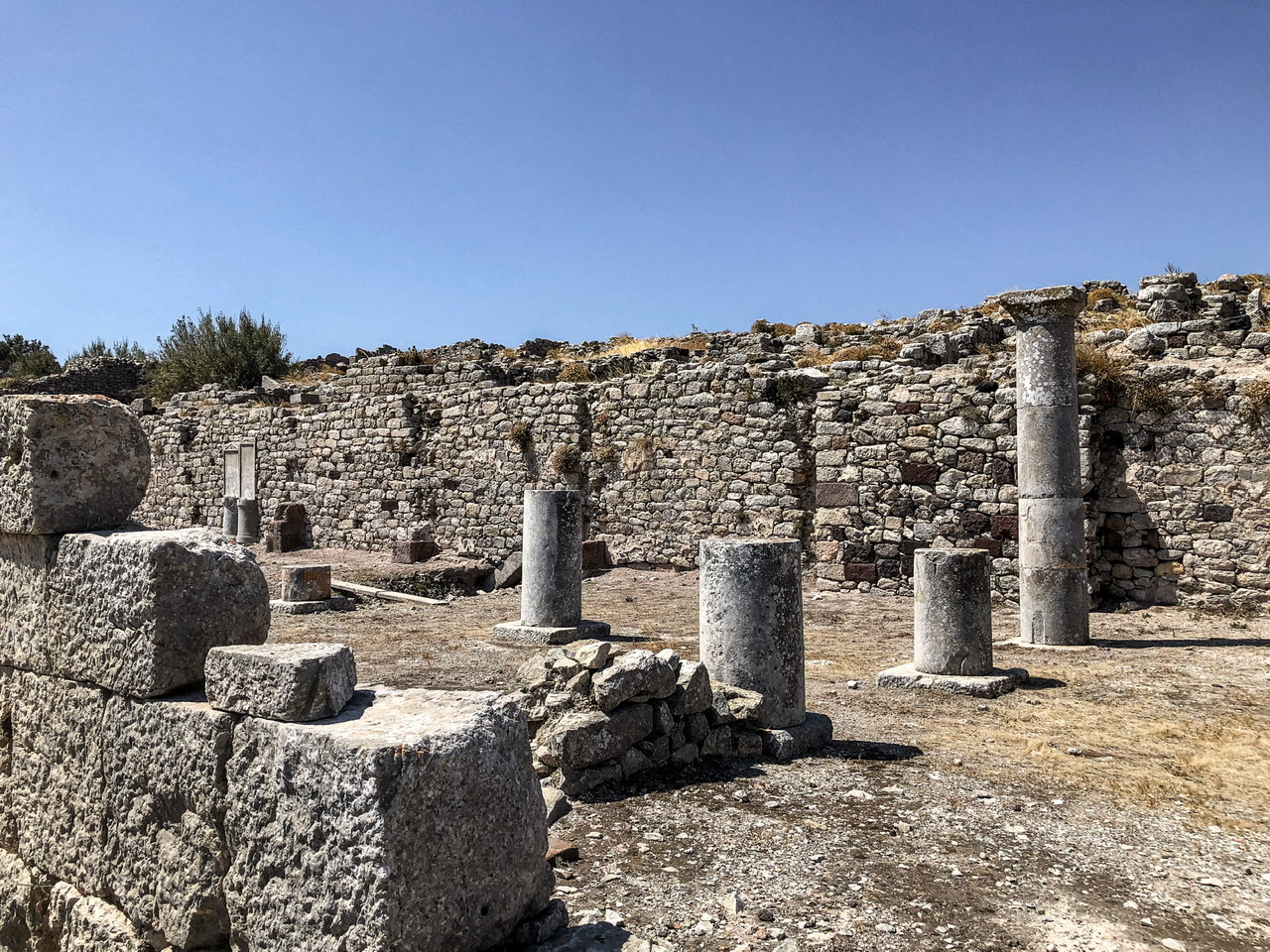 Ruins of an ancient greek city