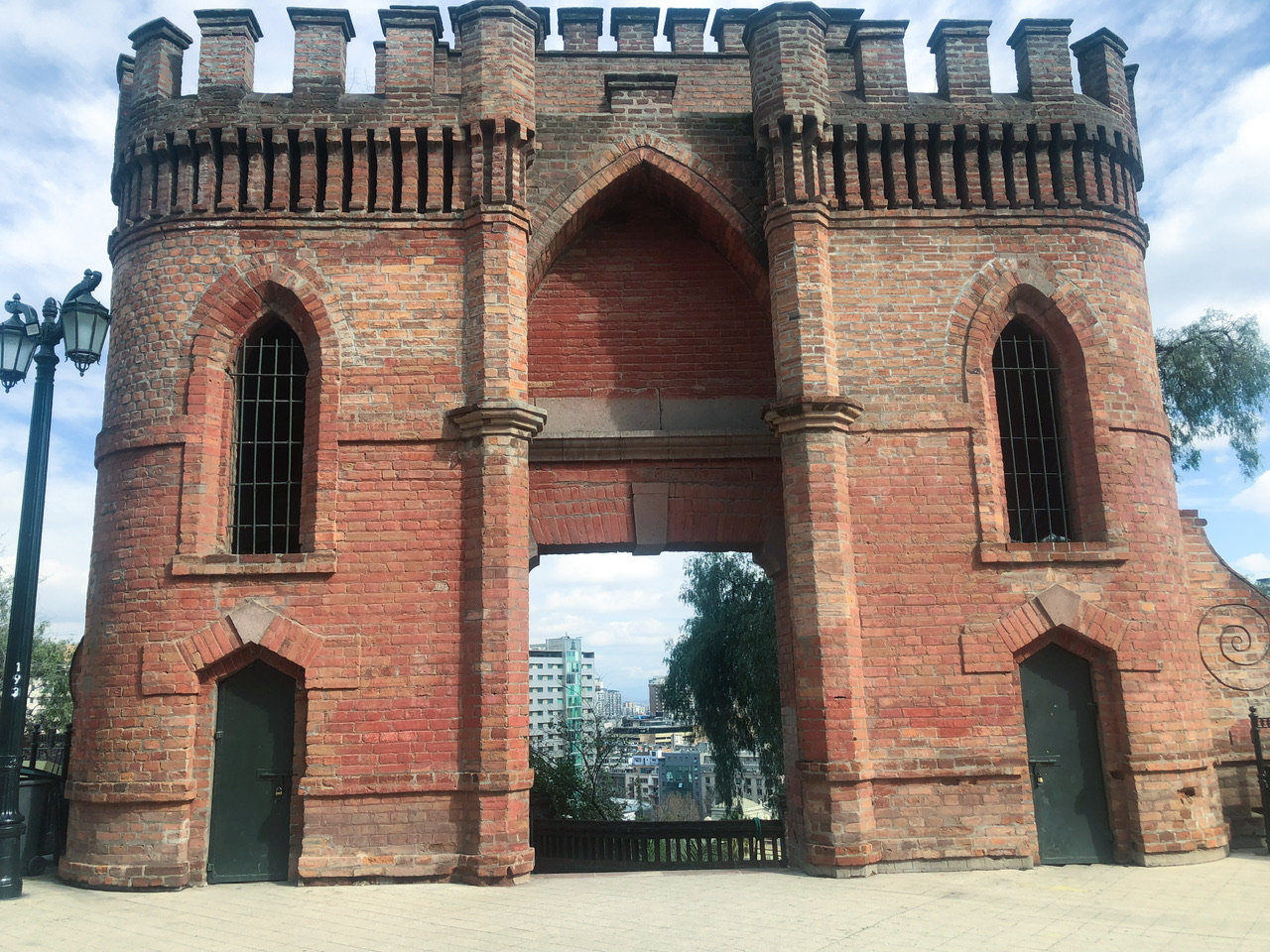 Castle like fort on Santa Lucía Hill Santiago