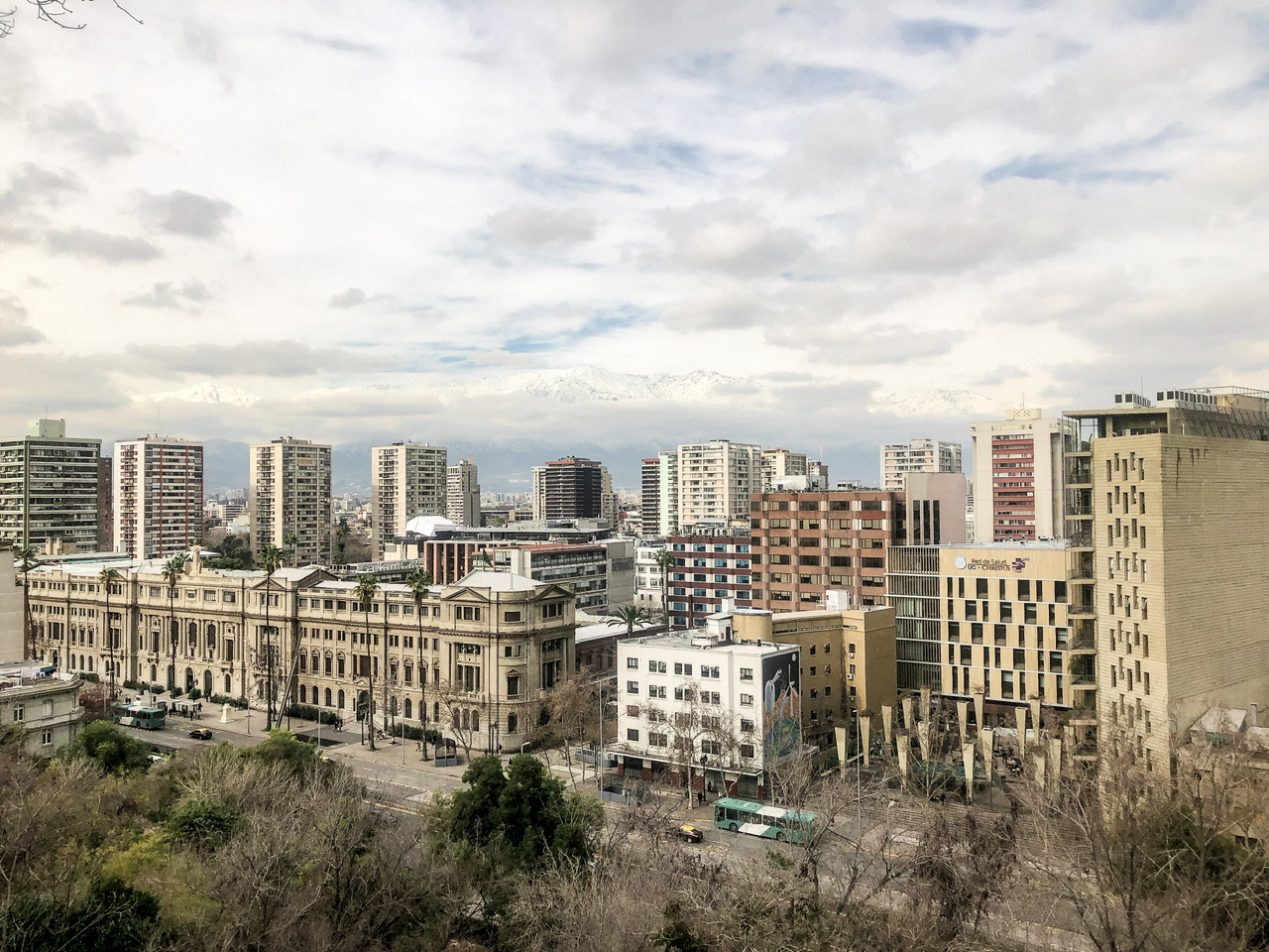 Santiago views from Santa Lucía hill