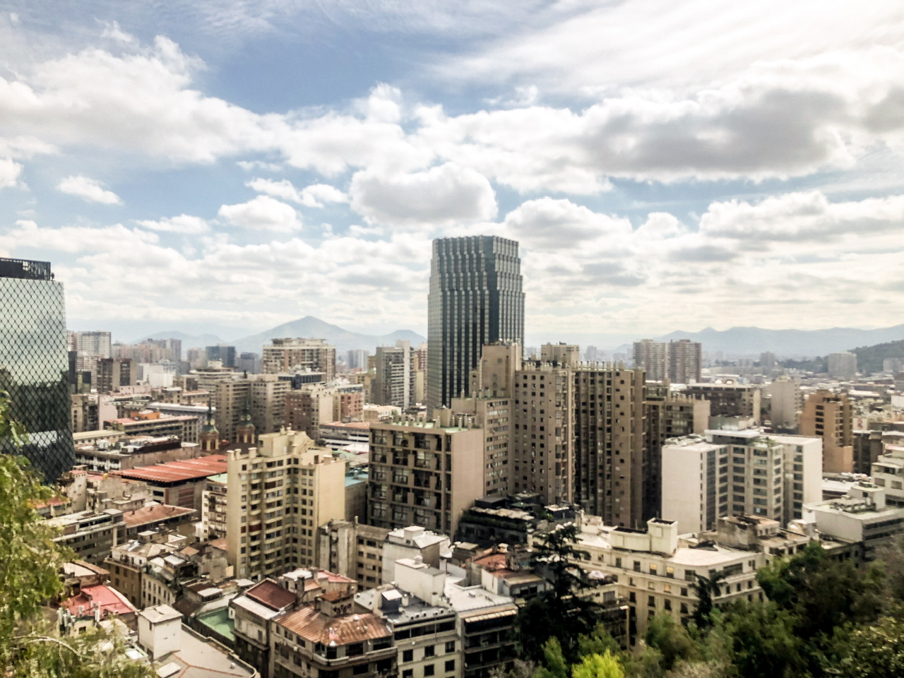 Santiago city views from Santa Lucía