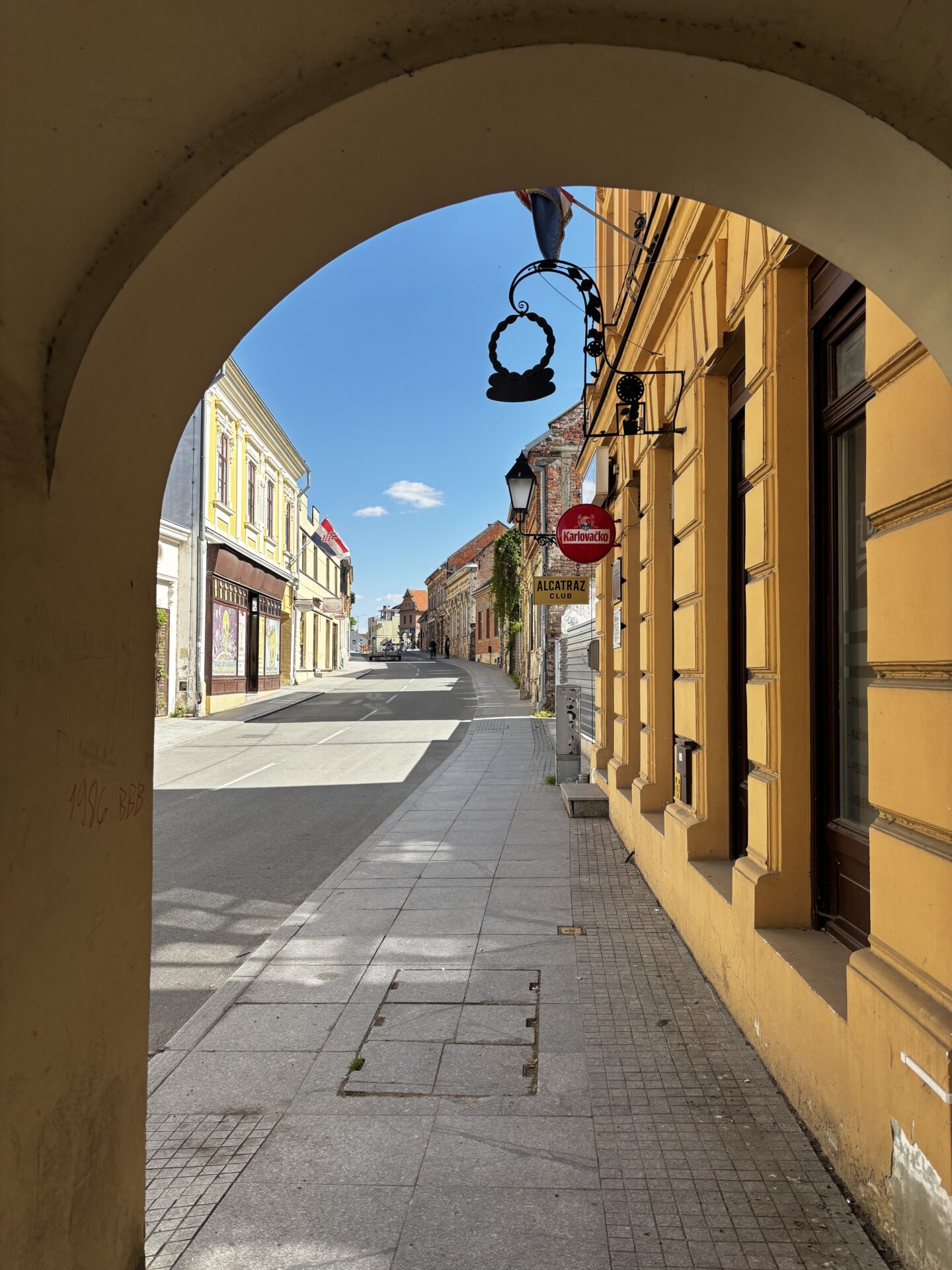 Street in vukovar croatia